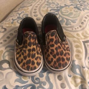 Leopard Baby Vans size toddler 4
